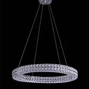 CE bulk production wholesale Pendant Elegant Crystal Pendant Light Fixture: Unique Design with Metal Frame, Ideal livingroom lightings