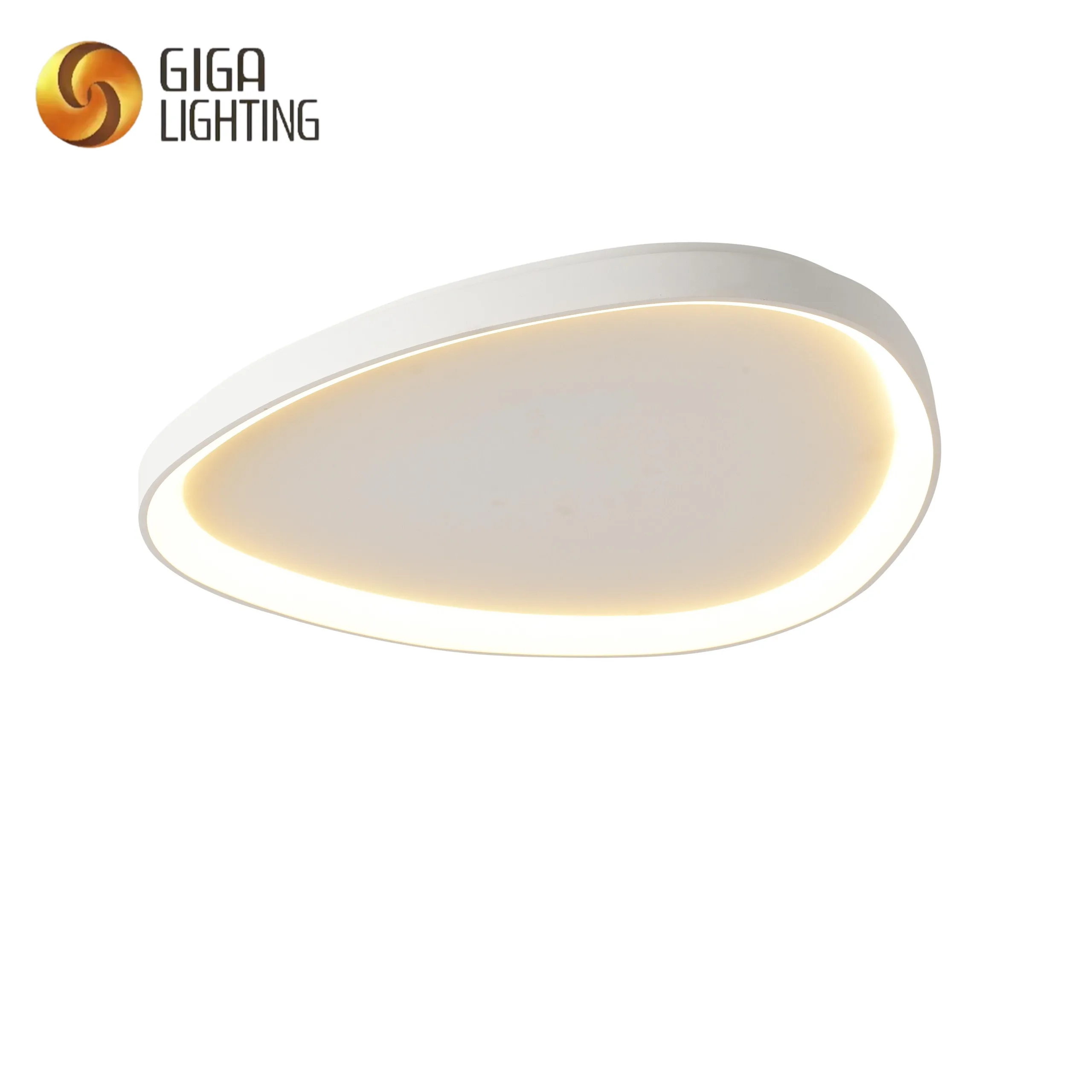 CE modern wooden golden triangle nordic led Ceiling Lamp lighting factory from China manufacturer - Image 6