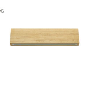 CB home hotel Modern Wooden Style LED Rectangle Shape Wall Sconce from China manufacturer